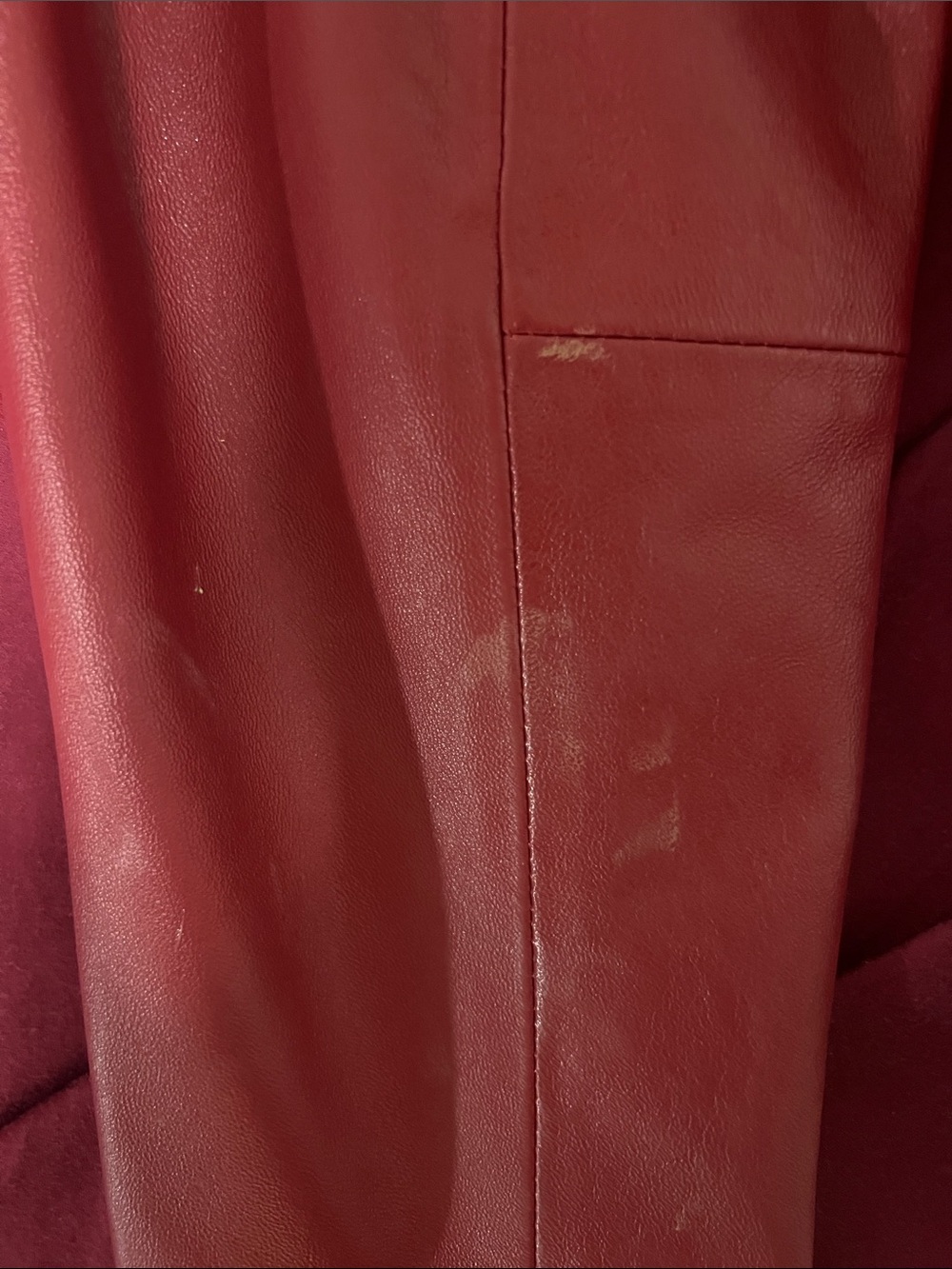 Red Leather Jacket - Picture 10 of 10